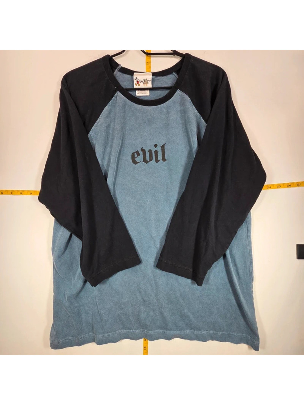 1990s/Y2K Disney Villains "Evil" Chernabog Raglan Shirt.